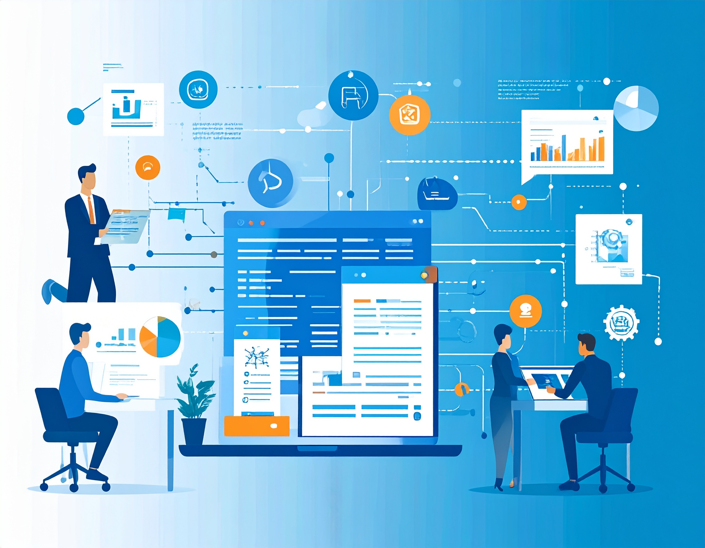 Admin Configuration Interface - Enterprise Settings and Role Management